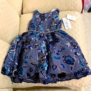 Pippa & Julie Velvet Little Girl Size 4 Dress